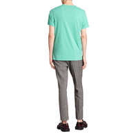 T-shirt en jersey de coton - Turquoise