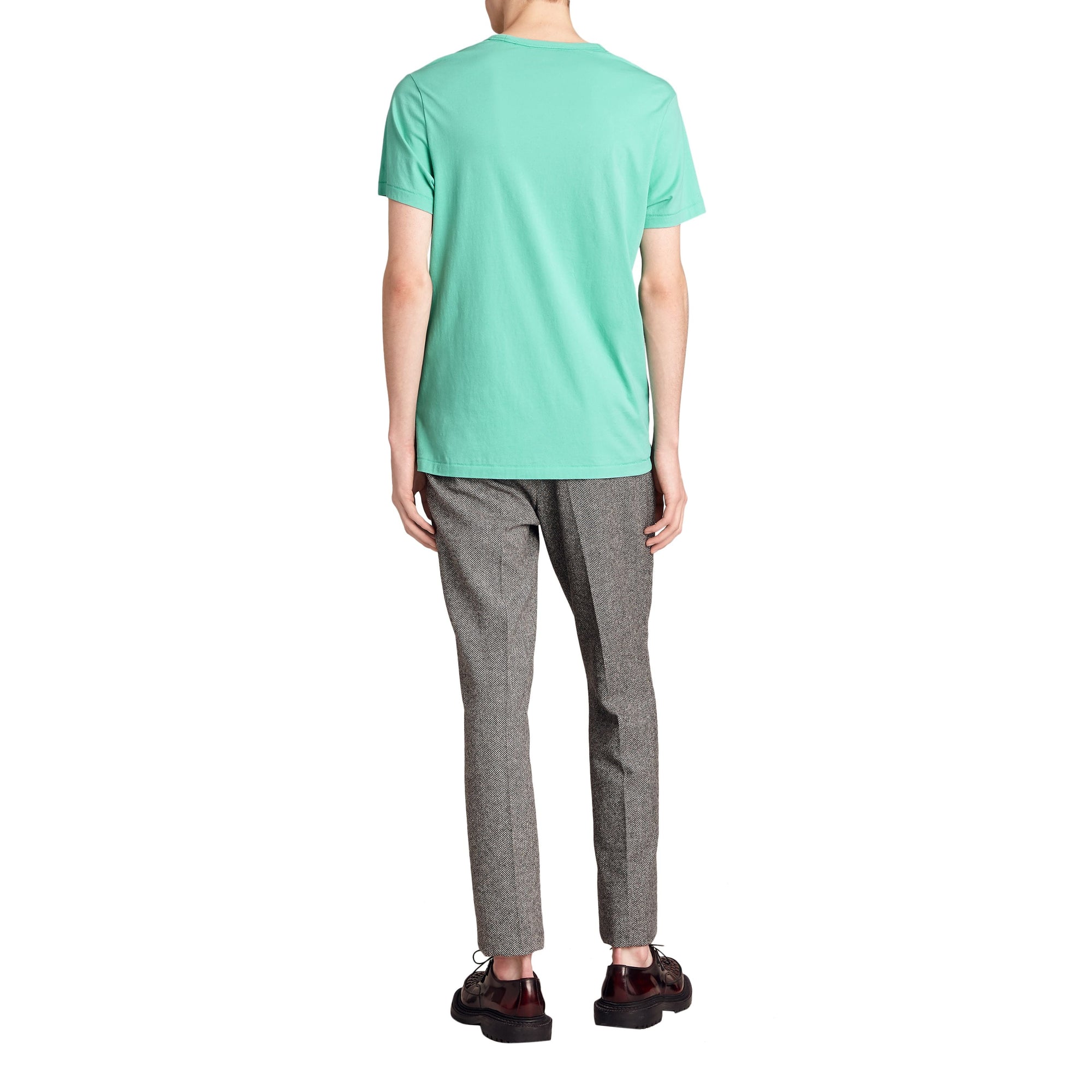 T-shirt en jersey de coton - Turquoise