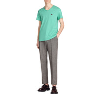 T-shirt en jersey de coton - Turquoise