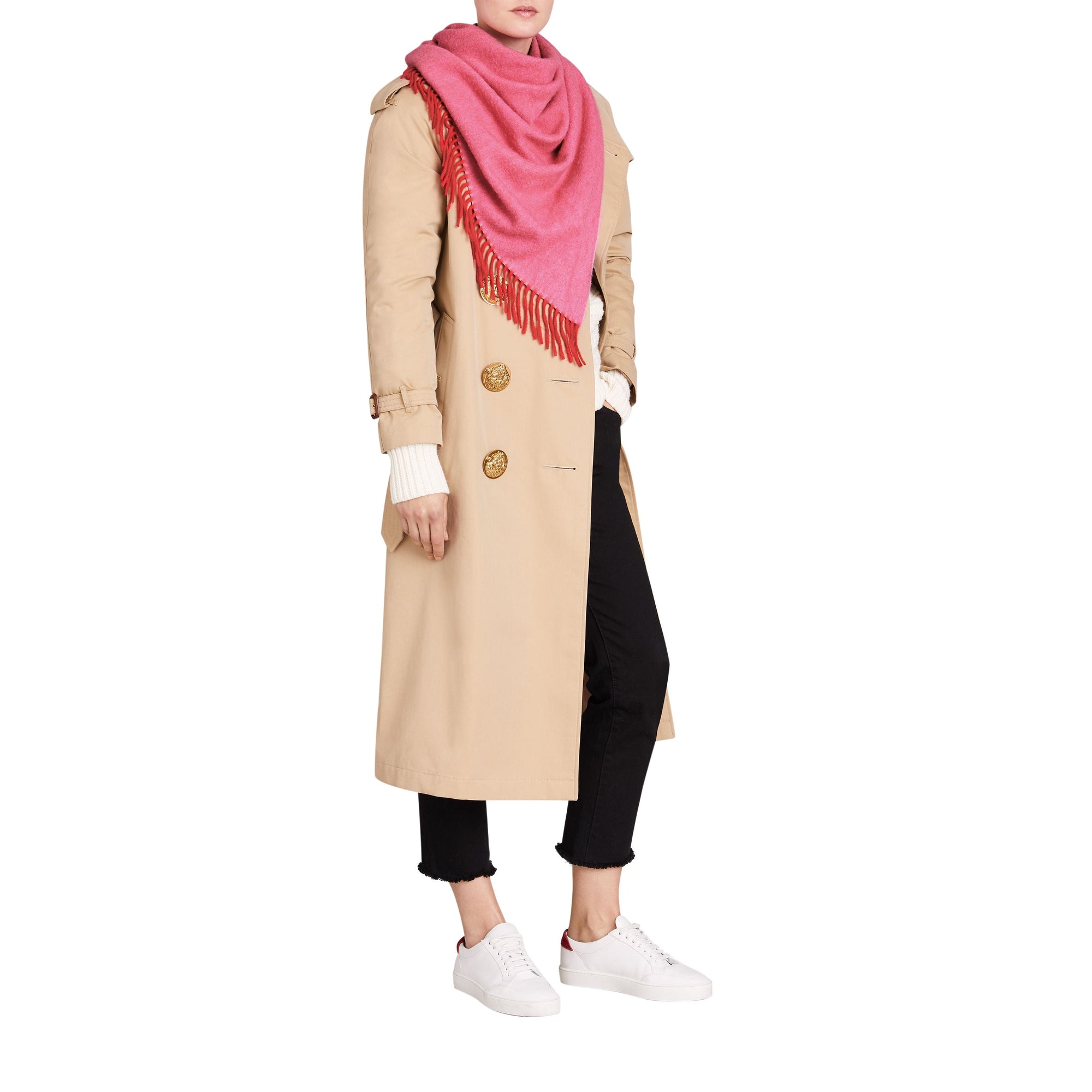 Bandana en cachemire - Bright Red
