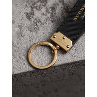 Porte-clés en cuir trench - Black