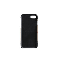 Étui pour iPhone 7 en cuir et à motif Haymarket check - Black
