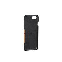 Étui pour iPhone 7 en cuir et à motif Haymarket check - Black