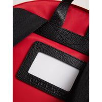 Sac à dos en nylon avec appliqués - Military Red