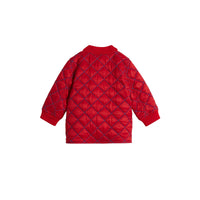 Veste matelassée avec surpiqûres - Bright Orange Red
