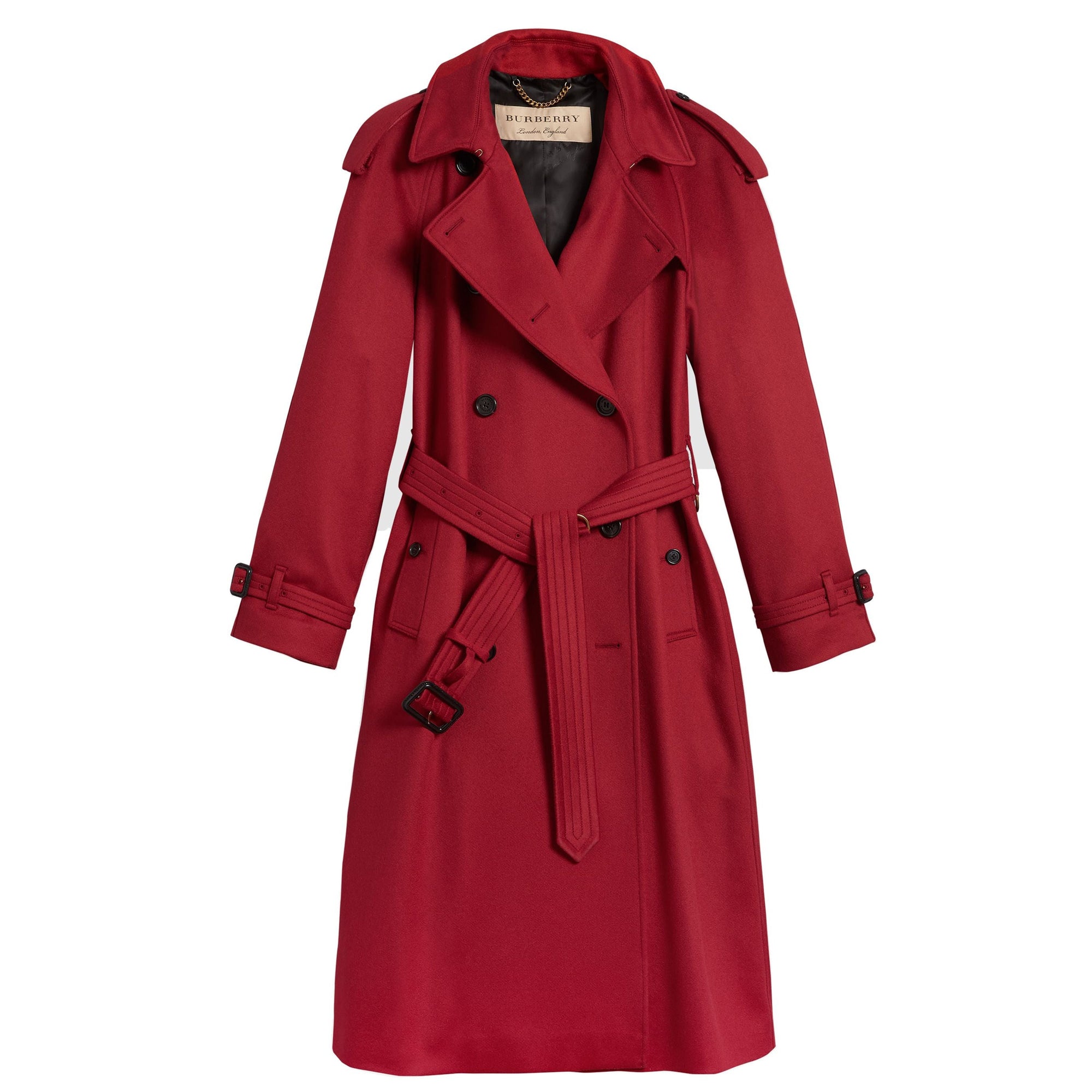 Trench en cachemire - Parade Red