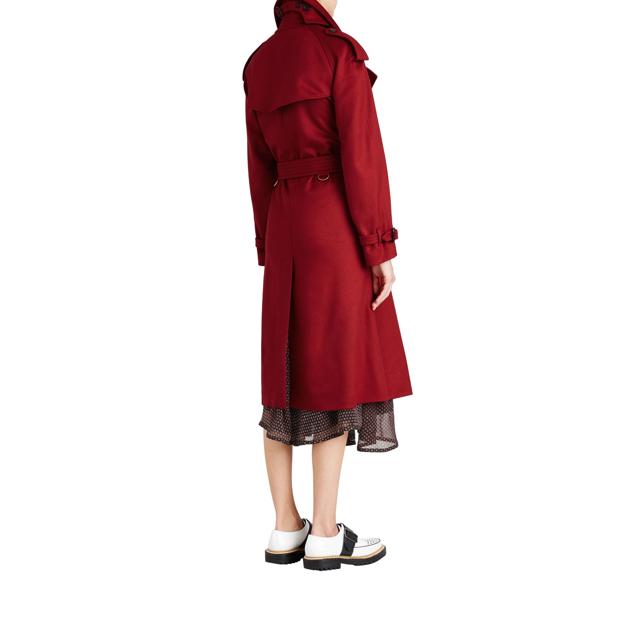 Trench en cachemire - Parade Red