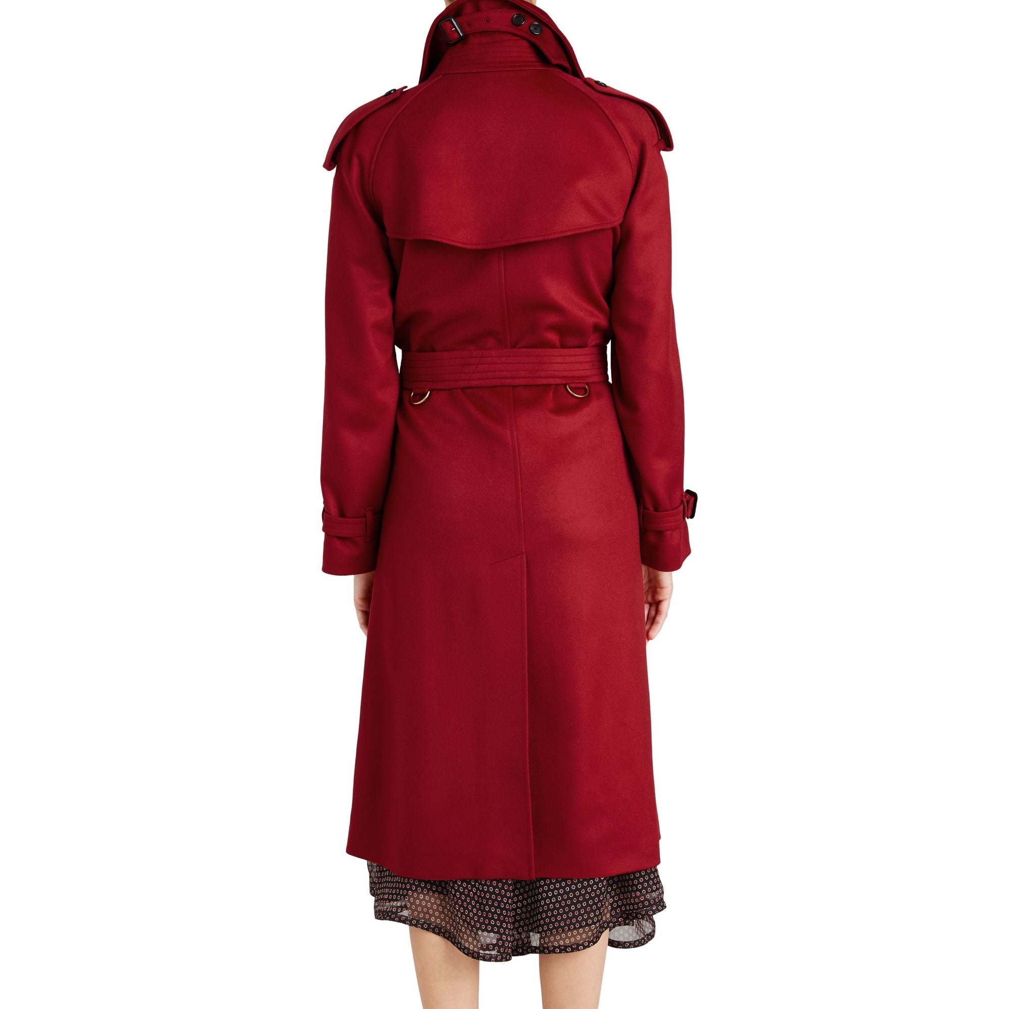 Trench en cachemire - Parade Red