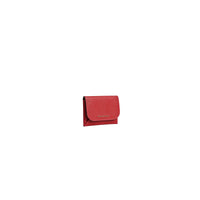 Porte-monnaie en cuir avec compartiment à cartes amovible - Parade Red & Multi