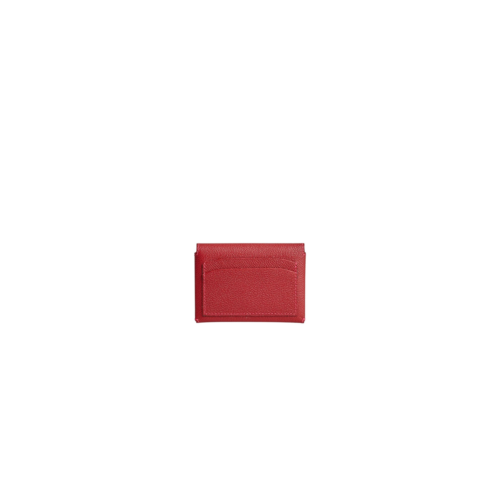 Porte-monnaie en cuir avec compartiment à cartes amovible - Parade Red & Multi