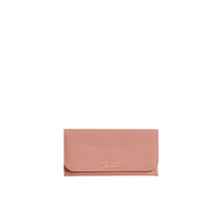 Portefeuille à rabat en cuir trench - Ash Rose