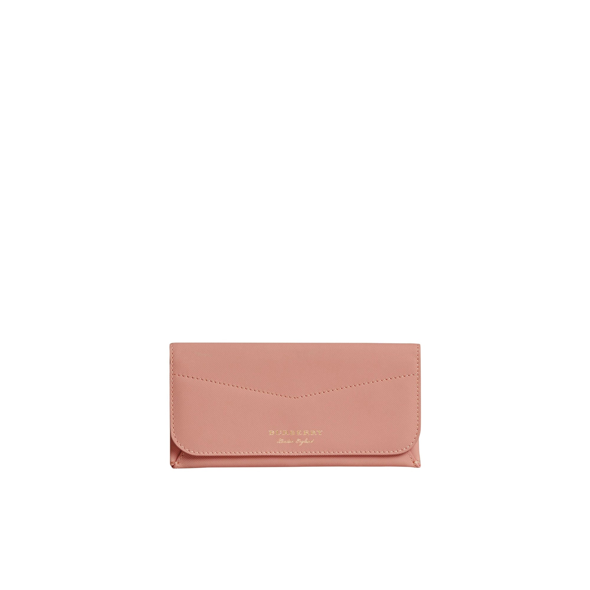 Portefeuille à rabat en cuir trench - Ash Rose