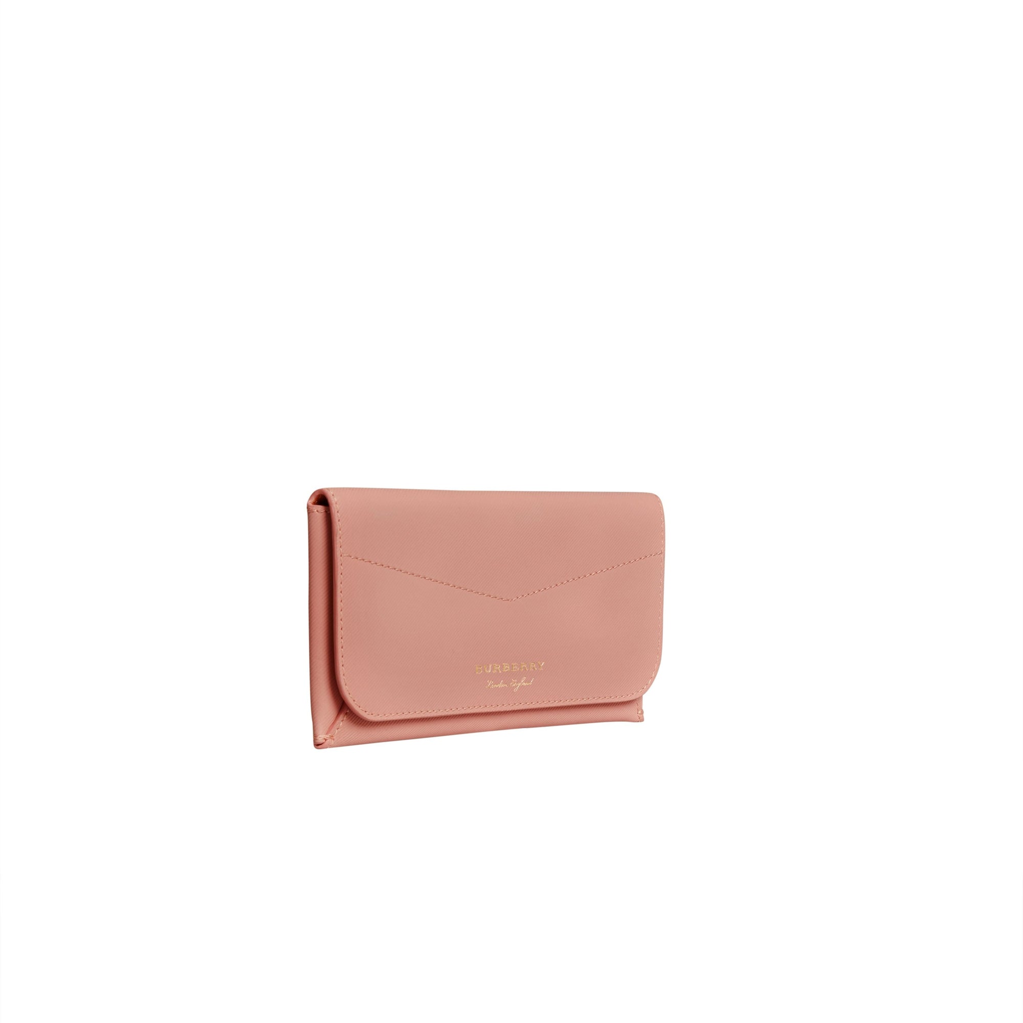 Portefeuille à rabat en cuir trench - Ash Rose
