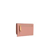 Portefeuille à rabat en cuir trench - Ash Rose
