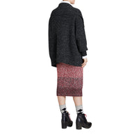 Cardigan oversize en laine et cachemire mélangés - Black