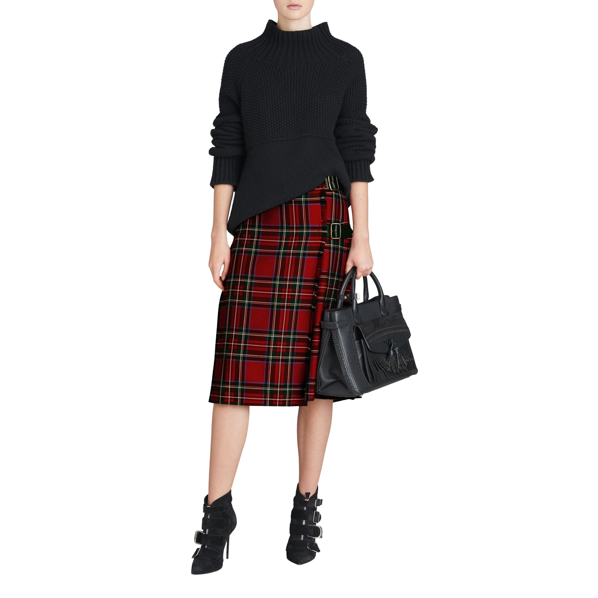 Sac The Banner moyen de style richelieu - Black