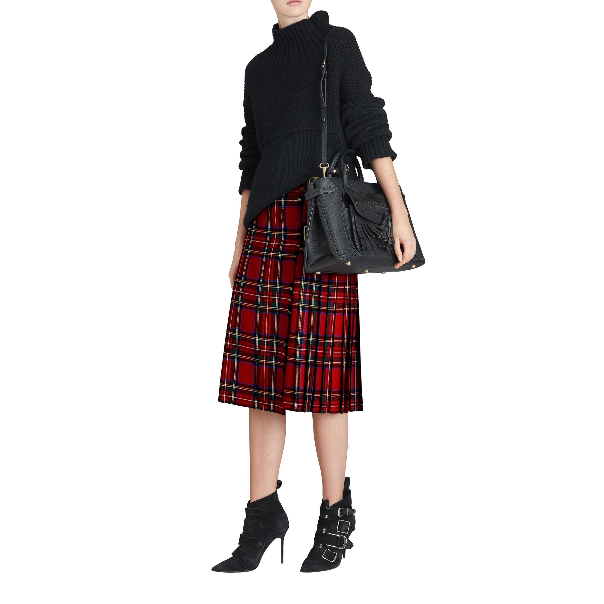 Sac The Banner moyen de style richelieu - Black