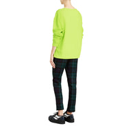 Sweat-shirt en coton avec imprimé Doodle - Bright Lemon