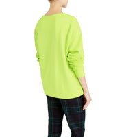 Sweat-shirt en coton avec imprimé Doodle - Bright Lemon