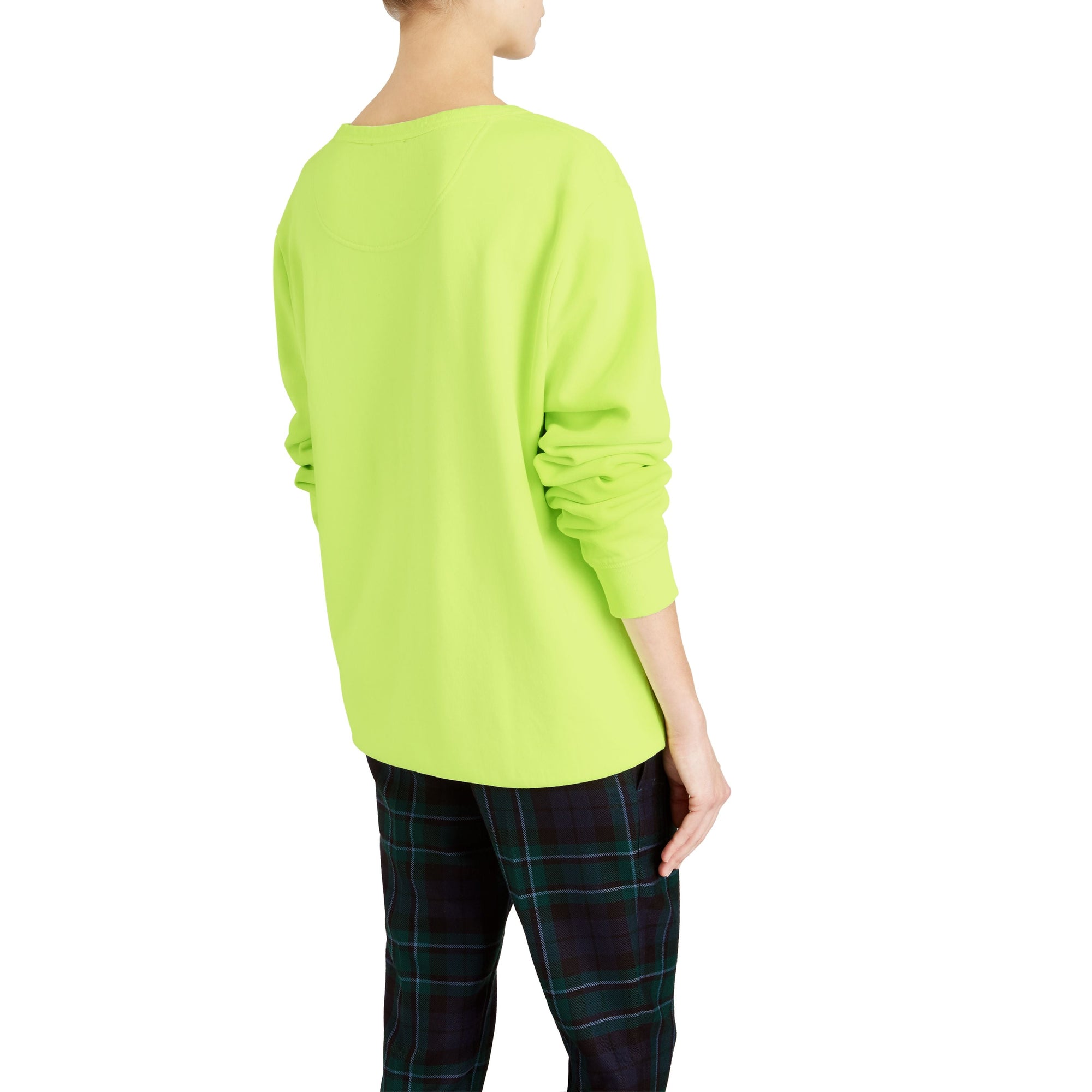 Sweat-shirt en coton avec imprimé Doodle - Bright Lemon