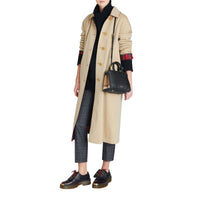 Sac The Baby Banner en cuir avec détails richelieu - Black