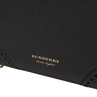 Sac The Baby Banner en cuir avec détails richelieu - Black