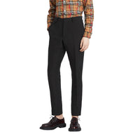Pantalon de costume en lin et soie - Black