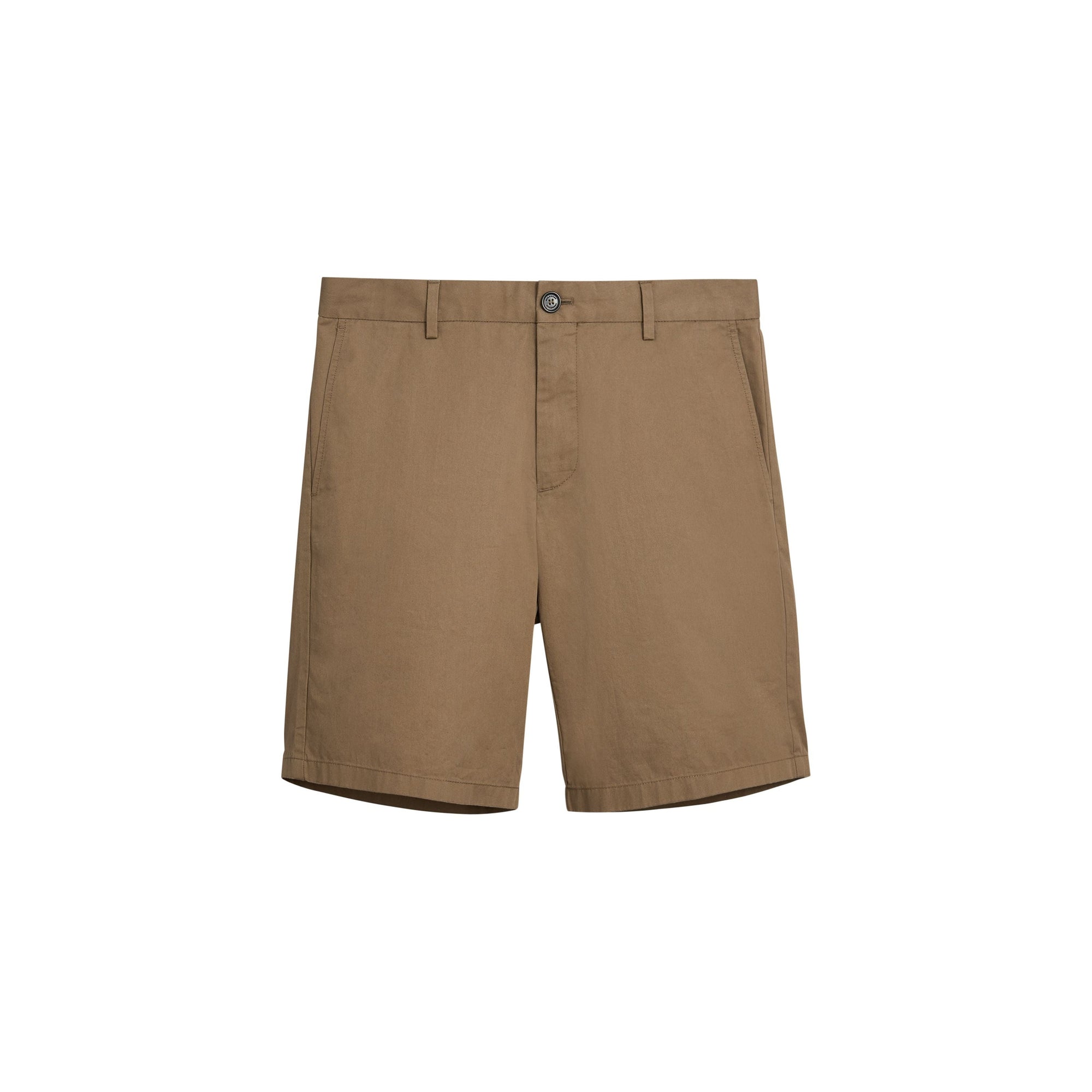 Short chino en sergé de coton - Olive Green