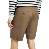 Short chino en sergé de coton - Olive Green
