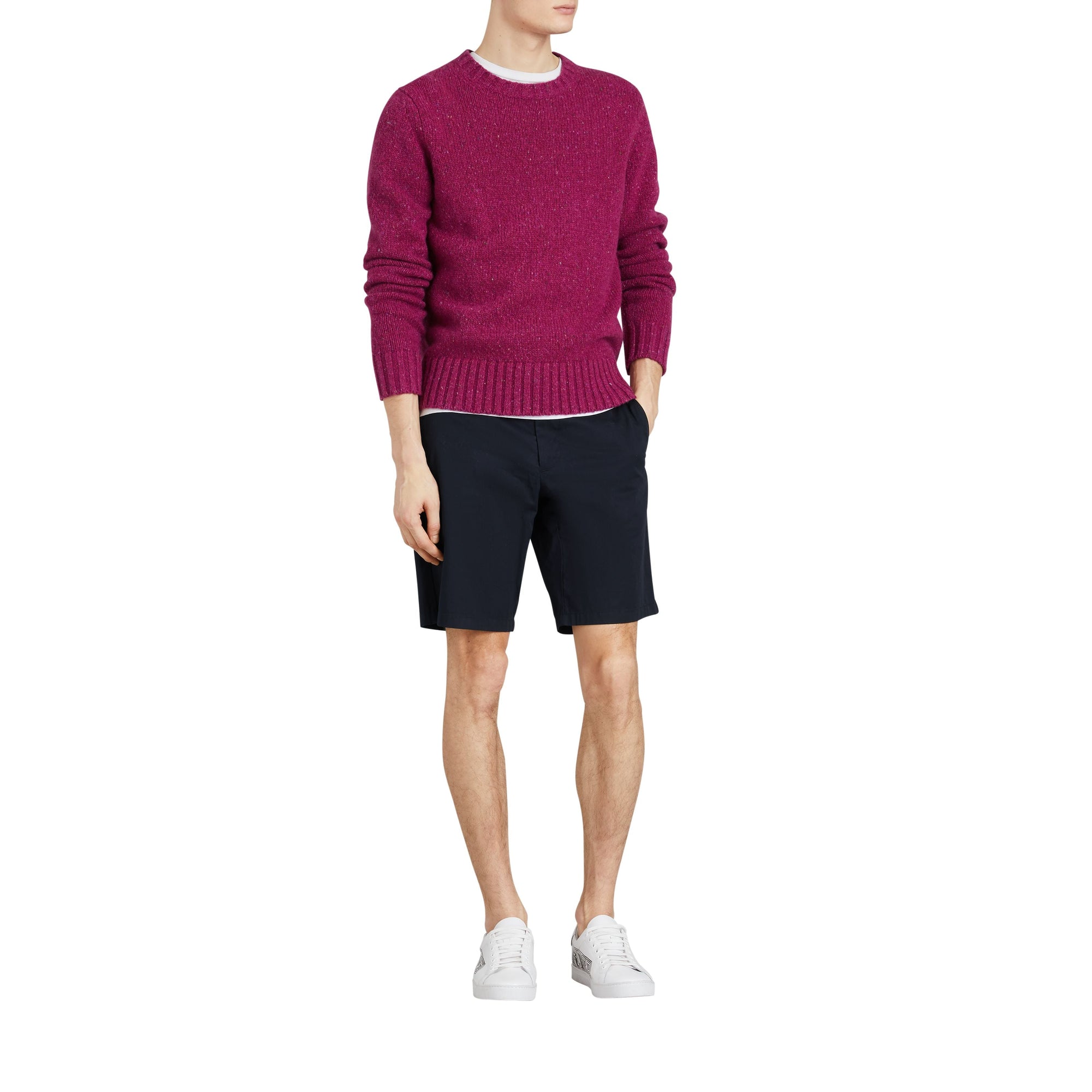 Short chino en sergé de coton - Ink