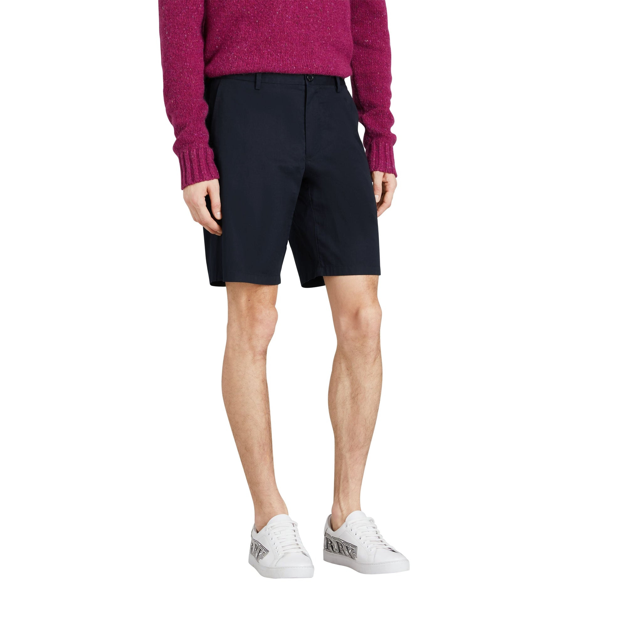Short chino en sergé de coton - Ink