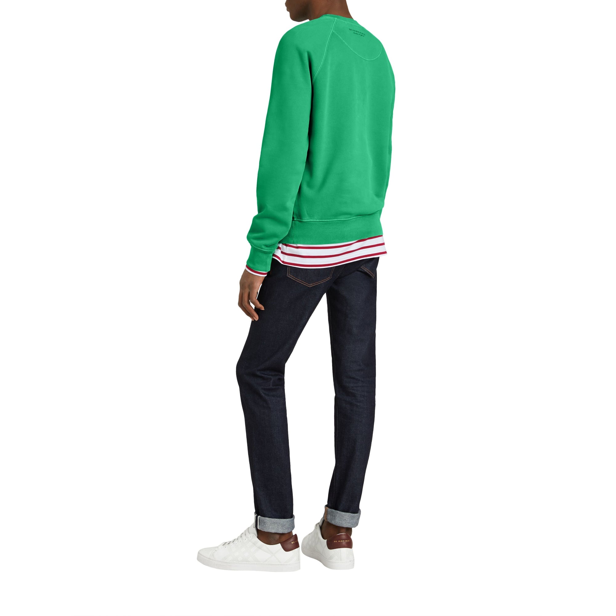 Sweat-shirt en coton à imprimé aventure - Bright Green