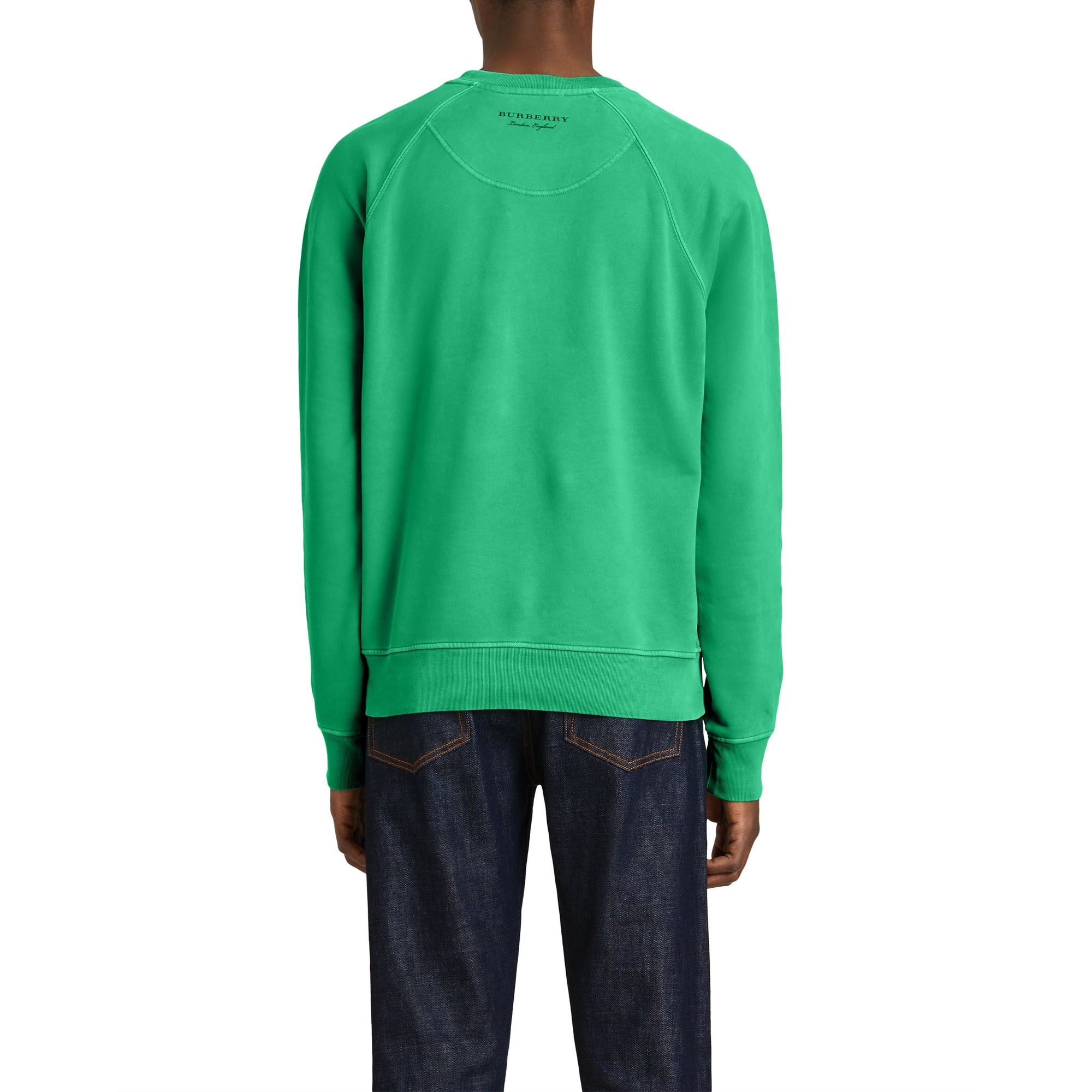 Sweat-shirt en coton à imprimé aventure - Bright Green
