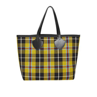 Sac tote The Giant réversible en coton à motif Vintage check - Yellow
