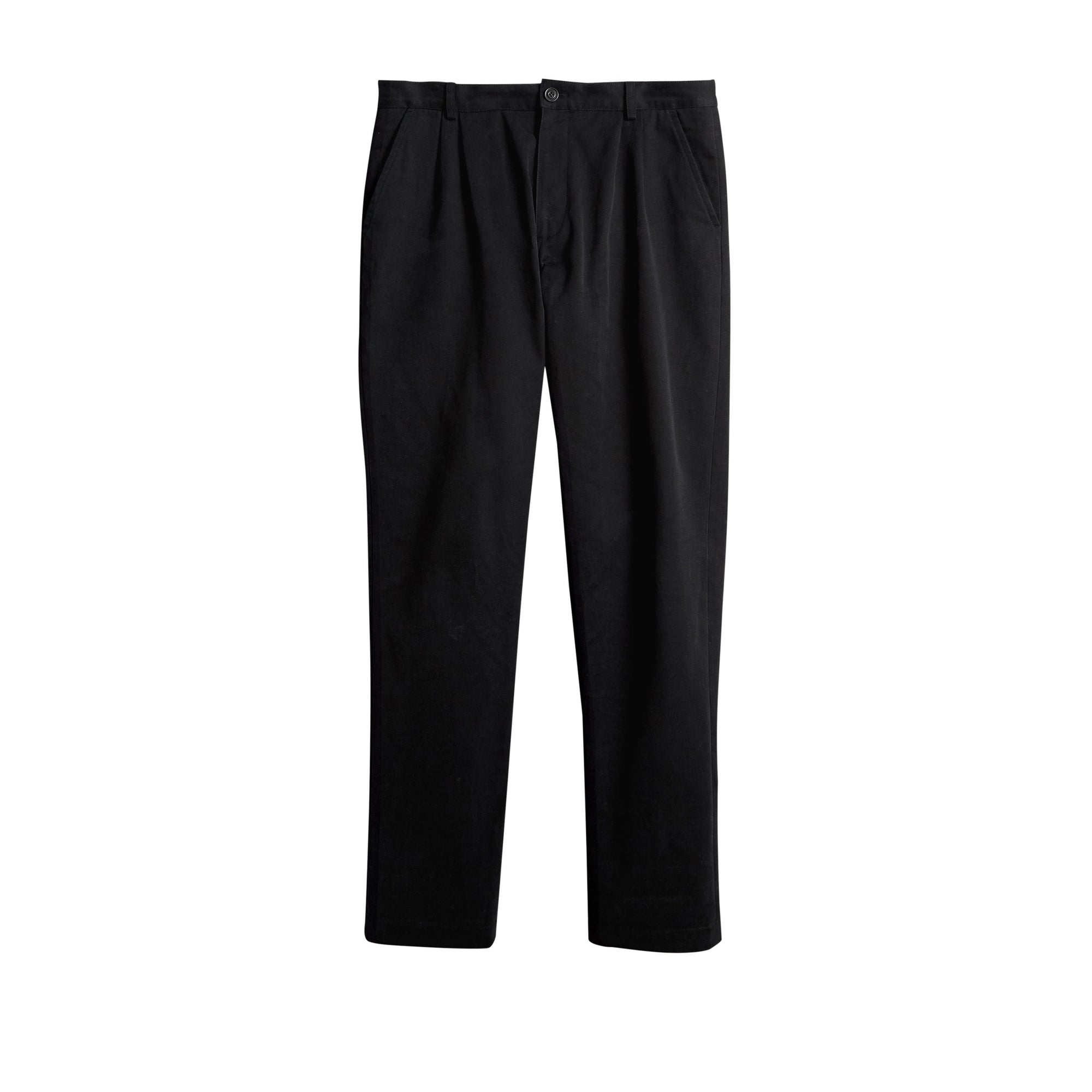 Pantalon ample en toile de coton - Black