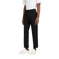 Pantalon ample en toile de coton - Black
