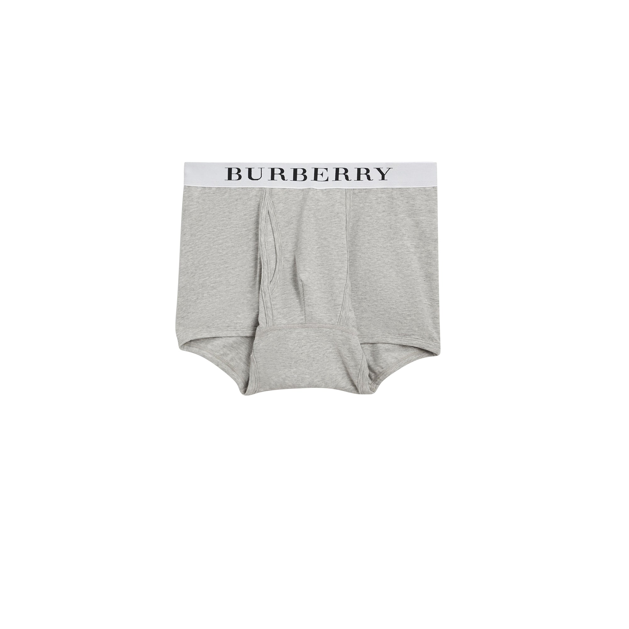 Boxer en coton extensible - Pale Grey Melange
