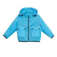 Veste à capuche imperméable - Bright Turquoise