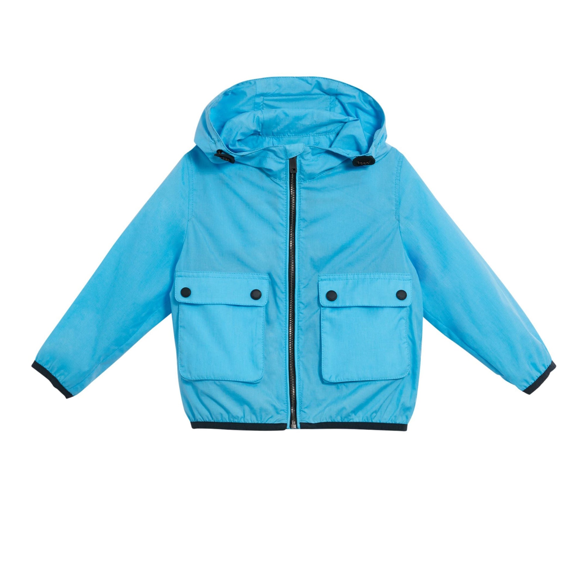 Veste à capuche imperméable - Bright Turquoise