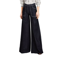 Jean large stretch en denim japonais - Steel Blue