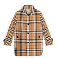 Paletot en coton Vintage check - Antique Yellow