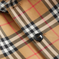 Paletot en coton Vintage check - Antique Yellow