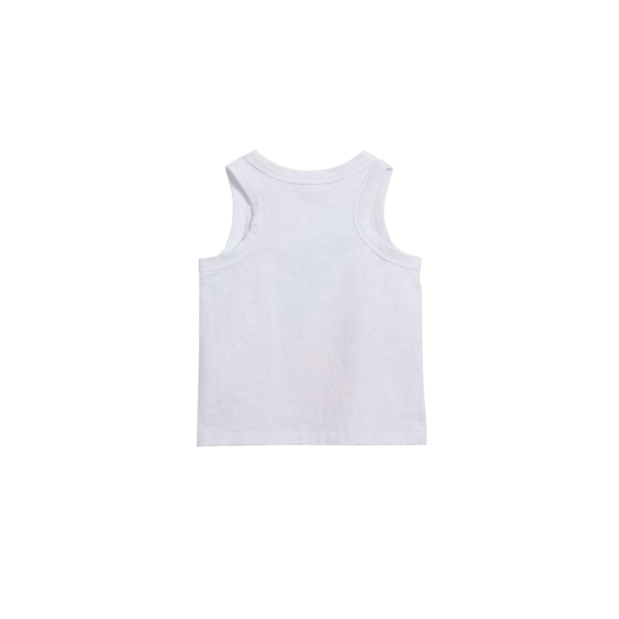 Débardeur en jersey de coton à imprimé glace - White