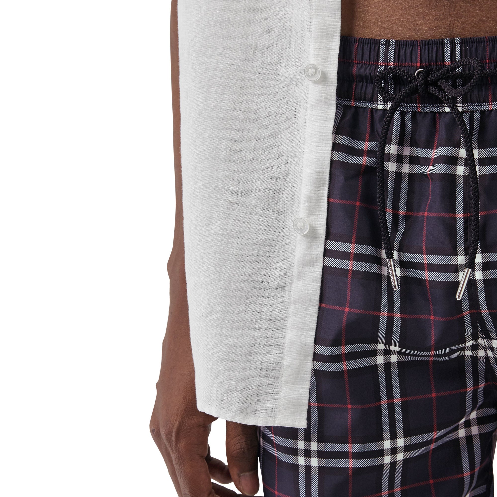 Short de bain avec cordon de serrage - Navy