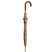 Parapluie canne à motif Vintage check - Antique Yellow