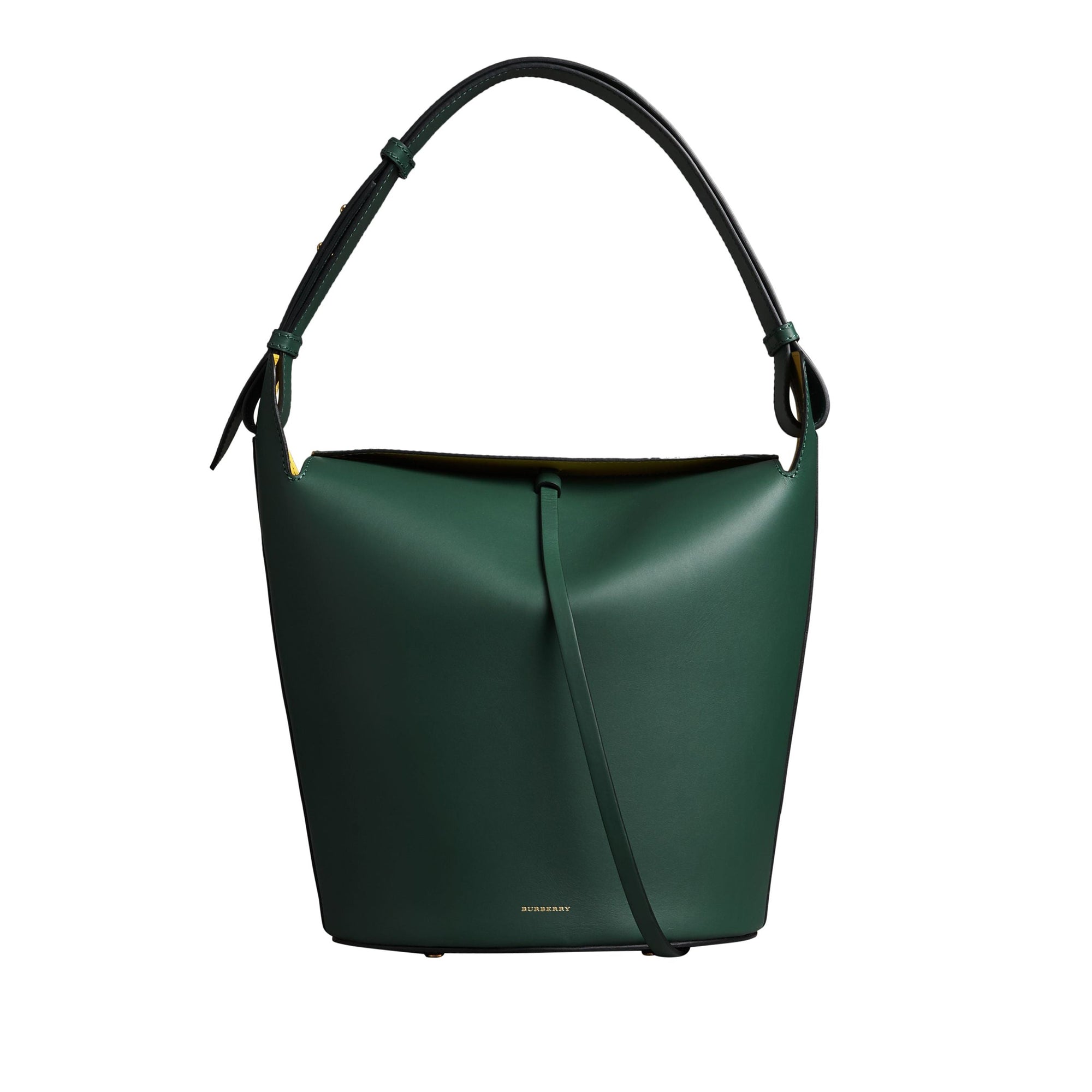 Grand sac The Bucket en cuir - Viridian Green