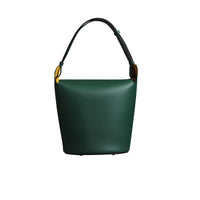 Grand sac The Bucket en cuir - Viridian Green