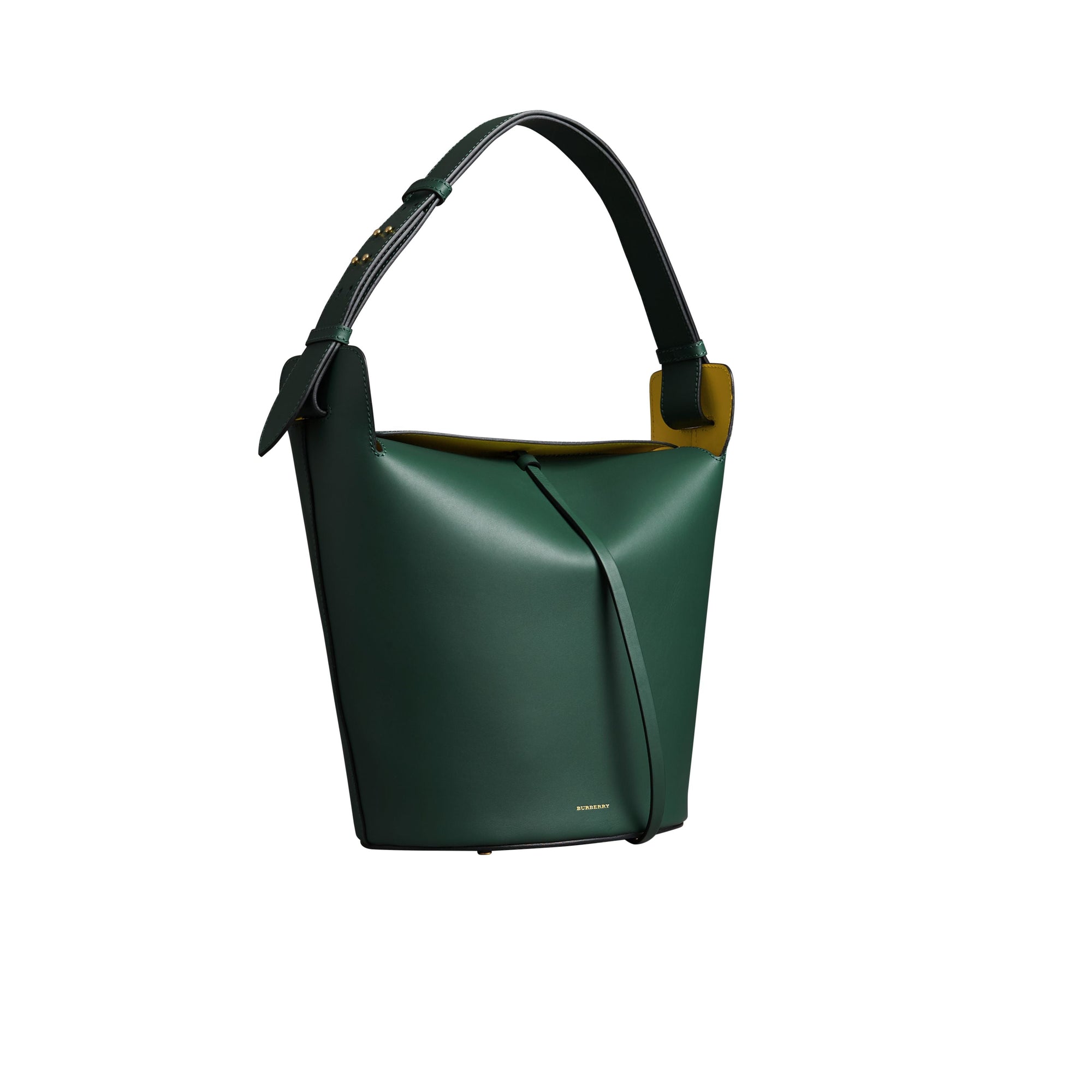 Grand sac The Bucket en cuir - Viridian Green