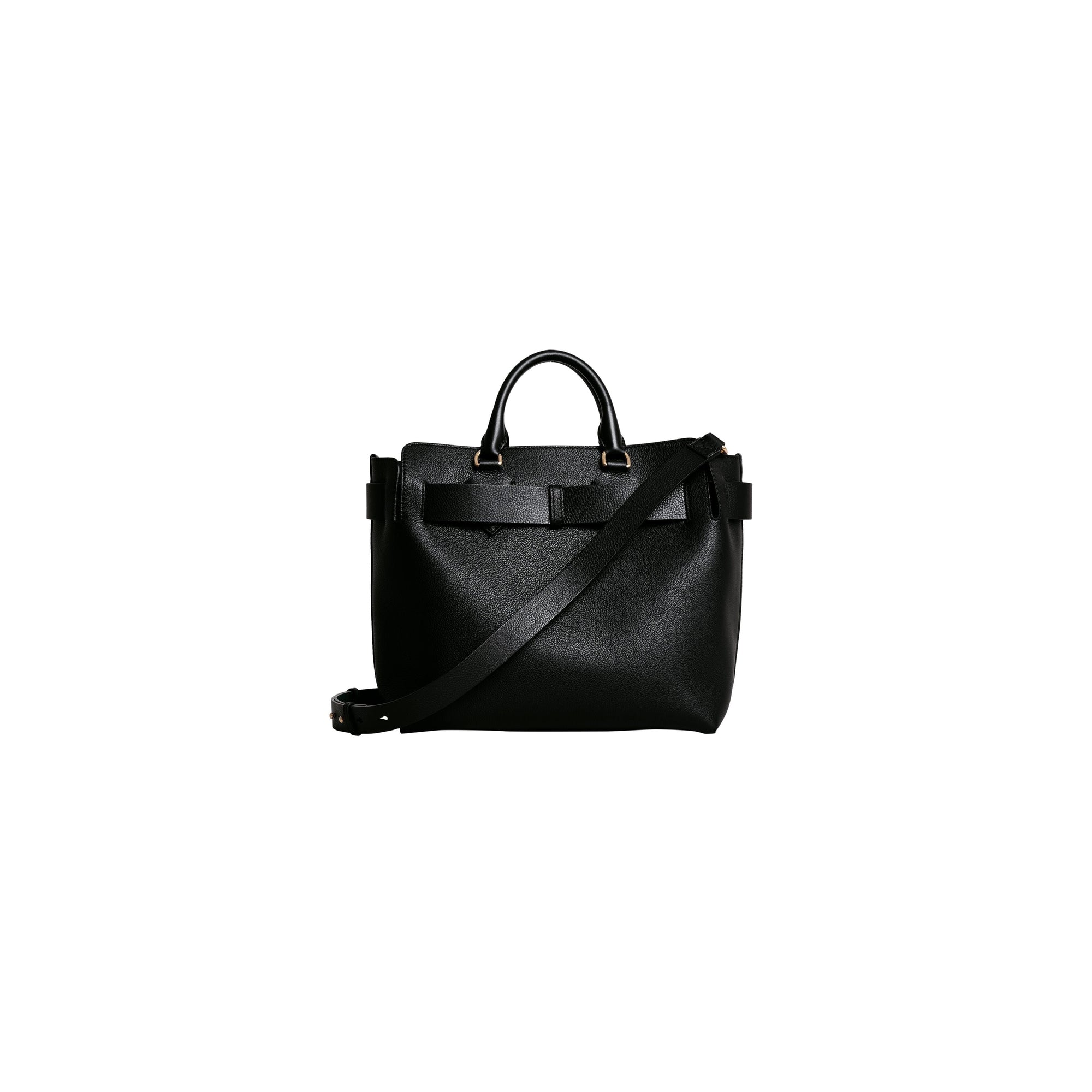 Sac The Belt moyen en cuir - Black