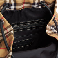 Petit sac The Rucksack à bandoulière avec motif Vintage check - Antique Yellow